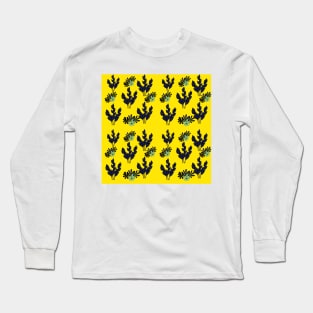 Yellow floral Long Sleeve T-Shirt